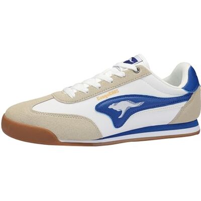 KangaROOS Damen K-VRM Kansas Sneaker, White/Navy, 45 EU KangaROOS Damen K-VRM Kansas Sneaker, White/Navy, 45 EU