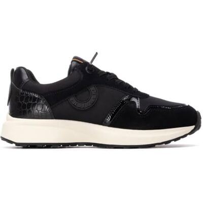REFRESH Sportschuhe Sneaker Damen Schwarz Bequeme und vielseitige Schuhe Casual Mode Modell 17294202 (Größe 37) REFRESH Sportschuhe Sneaker Damen Schwarz Bequeme und vielseitige Schuhe Casual Mode Modell 17294202 (Größe 37)
