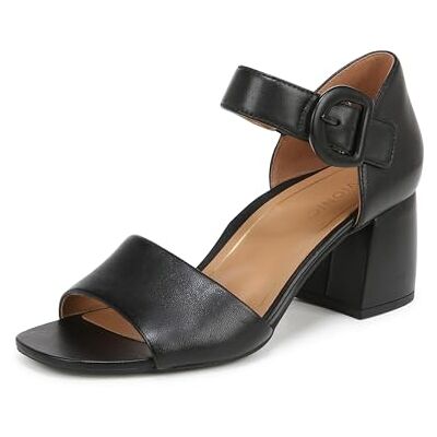 Vionic Damen Chardonnay Sandale, Schwarz Leder, 40 EU Vionic Damen Chardonnay Sandale, Schwarz Leder, 40 EU