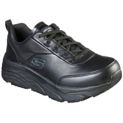 Skechers Herren Max Cushioning Elite Sr FilchnerHealth Care Professioneller Schuh, Schwarzes Leder, Synthetik, 45 EU Skechers Herren Max Cushioning Elite Sr FilchnerHealth Care Professioneller Schuh, Schwarzes Leder, Synthetik, 45 EU