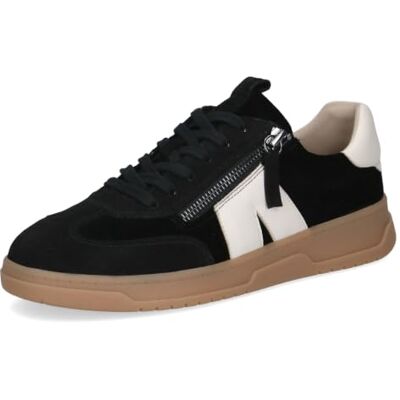 CAPRICE Damen Sneaker flach, Schwarz (Black Comb), 40 CAPRICE Damen Sneaker flach, Schwarz (Black Comb), 40