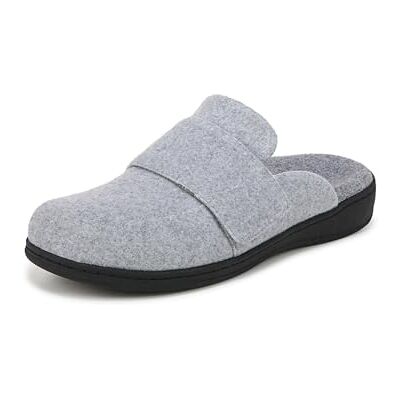 Vionic Damen Gemma Ii Pantoletten, Hellgrauer Stoff, 7 Vionic Damen Gemma Ii Pantoletten, Hellgrauer Stoff, 7