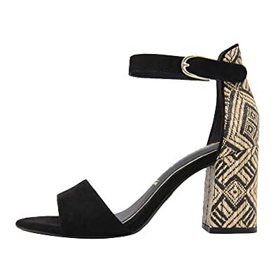 Tamaris Damen 1-1-28356-30 Sandale Mit Absatz, Schwarz Black Comb, 40 EU Tamaris Damen 1-1-28356-30 Sandale Mit Absatz, Schwarz Black Comb, 40 EU