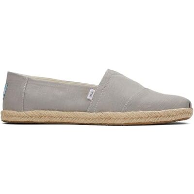TOMS Herren Alpargata Rope Classic Flacher Slipper, Medium Grey, 42.5 EU TOMS Herren Alpargata Rope Classic Flacher Slipper, Medium Grey, 42.5 EU
