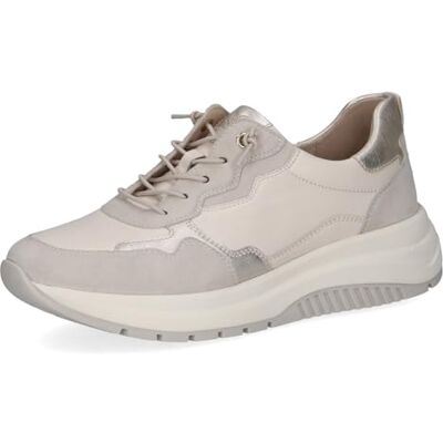 CAPRICE Damen Sneaker flach, Weiß (Offwhite Comb), 36 CAPRICE Damen Sneaker flach, Weiß (Offwhite Comb), 36