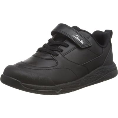 Clarks Jazzy Tap K. Childrens Black Leather, 2 Clarks Jazzy Tap K. Childrens Black Leather, 2