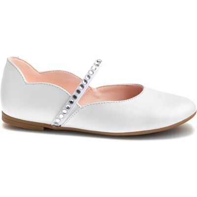 Pablosky Lía 876208 Flache Schuhe von Mary Jane, weiß, 35 EU Pablosky Lía 876208 Flache Schuhe von Mary Jane, weiß, 35 EU