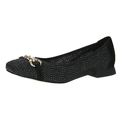CAPRICE Damen 9-9-22503-20 Ballerina, Black Comb, 37 EU CAPRICE Damen 9-9-22503-20 Ballerina, Black Comb, 37 EU