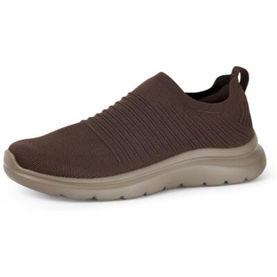 Amazon Herren Leichte Slip-On-Walkingschuhe, Braun, 44.5 EU Amazon Herren Leichte Slip-On-Walkingschuhe, Braun, 44.5 EU