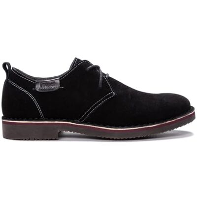 Propét Herren Finn Oxford, Schwarzes Wildleder, 42.5 EU Propét Herren Finn Oxford, Schwarzes Wildleder, 42.5 EU