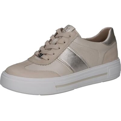 CAPRICE Damen Sneaker aus Leder, Weiß (Snow Comb), 38 CAPRICE Damen Sneaker aus Leder, Weiß (Snow Comb), 38