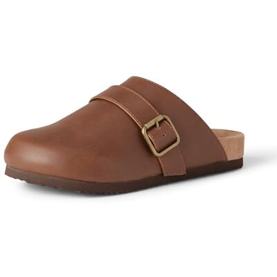 Amazon Damen Wildleder-Komfort-Clogs, in Wildlederoptik oder Lederoptik, mit und ohne Kunstfellfutter erhältlich, Bräunen Kunstleder, 41 EU Amazon Damen Wildleder-Komfort-Clogs, in Wildlederoptik oder Lederoptik, mit und ohne Kunstfellfutter erhältlich, Bräunen Kunstleder, 41 EU