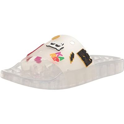 KARL LAGERFELD Damen Thea Pool Slide Schiebe-Sandalen, durchsichtig, 41 EU KARL LAGERFELD Damen Thea Pool Slide Schiebe-Sandalen, durchsichtig, 41 EU