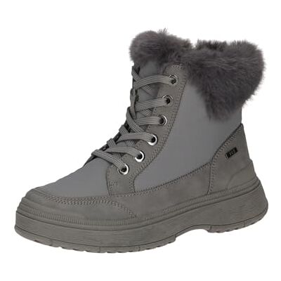 CAPRICE Damen Stiefeletten zum Schnüren Vegan Wasserabweisend, Braun (Taupe Comb), 39 EU CAPRICE Damen Stiefeletten zum Schnüren Vegan Wasserabweisend, Braun (Taupe Comb), 39 EU