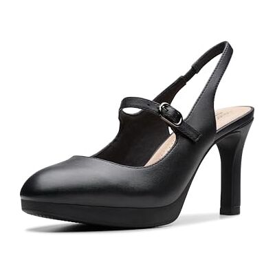 Clarks Damen Ambyr2 Grace Pumps, Schwarz Leder, 41.5 EU Clarks Damen Ambyr2 Grace Pumps, Schwarz Leder, 41.5 EU