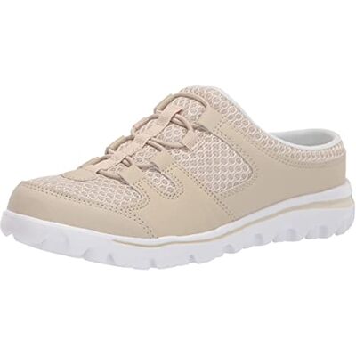 Propét Women's TravelActiv Slide Sneaker, Sand, 6 XX-Wide Propét Women's TravelActiv Slide Sneaker, Sand, 6 XX-Wide