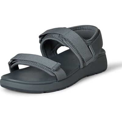 Amazon Herren Verstellbare Sandale mit DREI Riemen, Grau, 44 EU Amazon Herren Verstellbare Sandale mit DREI Riemen, Grau, 44 EU