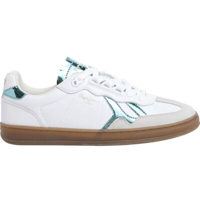 Pepe Jeans Ball Rise Leder Turnschuhe Weiß Pepe Jeans Ball Rise Leder Turnschuhe Weiß