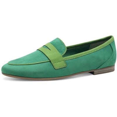 MARCO TOZZI Damen Slipper mit Blockabsatz Vegan, Grün (Green Comb), 37 EU MARCO TOZZI Damen Slipper mit Blockabsatz Vegan, Grün (Green Comb), 37 EU