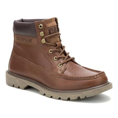 CAT Footwear (erpillar Colorado Moc Toe Stiefel für Herren, hergestellt aus Vollnarbenleder, strapazierfähiges, gepolstertes Schaumstoff-Fußbett, weiches Futter mit Geruchshemmung CAT Footwear (erpillar Colorado Moc Toe Stiefel für Herren, hergestellt aus Vollnarbenleder, strapazierfähiges, gepolstertes Schaumstoff-Fußbett, weiches Futter mit Geruchshemmung