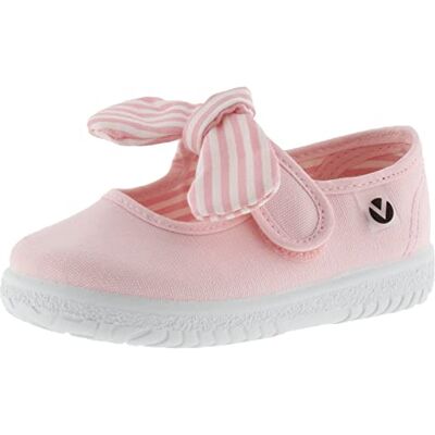Victoria Mary-Janes Ojalá 105110 Canvas & Klettverschluss & Schleife mit Streifen für Kinder Unisex Victoria Mary-Janes Ojalá 105110 Canvas & Klettverschluss & Schleife mit Streifen für Kinder Unisex