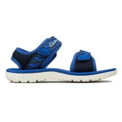 Clarks Jungen Surfing Tide T Geschlossene Sandalenn, Blau (Navy Combi Navy Combi), 20.5 EU Clarks Jungen Surfing Tide T Geschlossene Sandalenn, Blau (Navy Combi Navy Combi), 20.5 EU