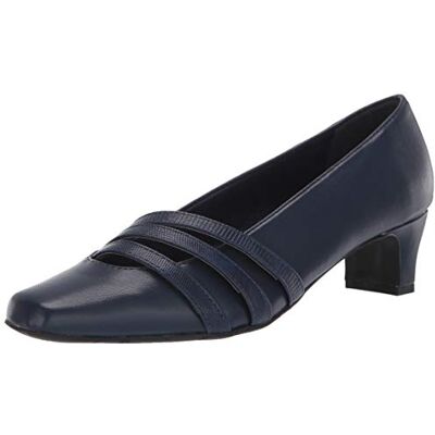 Easy Street Damen Entice Pumps, Navy, 42 EU Weit Easy Street Damen Entice Pumps, Navy, 42 EU Weit