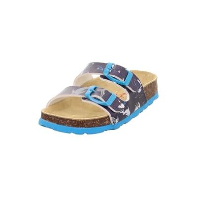 Superfit Fussbettpantoffel 1-800111 Hausschuh, BLAU/Mehrfarbig 8140, 24 EU Superfit Fussbettpantoffel 1-800111 Hausschuh, BLAU/Mehrfarbig 8140, 24 EU