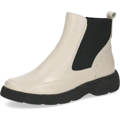 CAPRICE Damen Chelsea Boots mit Thermosohle Elegant, Beige (Beige Nappa), 40 EU CAPRICE Damen Chelsea Boots mit Thermosohle Elegant, Beige (Beige Nappa), 40 EU