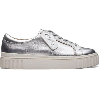 Clarks Funny Bar Womens Black Oily Lea, 3.5 Clarks Funny Bar Womens Black Oily Lea, 3.5