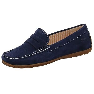 Sioux Damen Carmona-700 Mokassin, Indigo, 38.5 EU Sioux Damen Carmona-700 Mokassin, Indigo, 38.5 EU