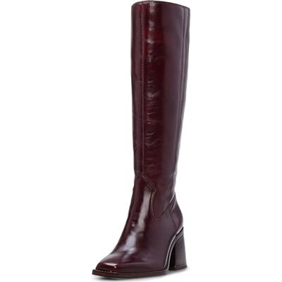 Vince Camuto Damen Sangeti4 Sangeti Kniehohe Stiefel Wadenpartie und gestapeltem Absatz, Dunkles Mahagoni, extra breite Wade, 42.5 EU Weit Vince Camuto Damen Sangeti4 Sangeti Kniehohe Stiefel Wadenpartie und gestapeltem Absatz, Dunkles Mahagoni, extra breite Wade, 42.5 EU Weit