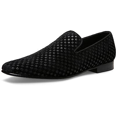 Steve Madden Herren Lifted Slipper, Schwarzer Samt, 40 EU Steve Madden Herren Lifted Slipper, Schwarzer Samt, 40 EU