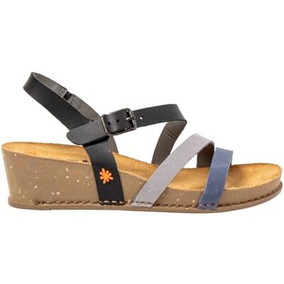 ART Damen 1930 I Live Keilsandale, Schwarz Denim, 40 EU ART Damen 1930 I Live Keilsandale, Schwarz Denim, 40 EU
