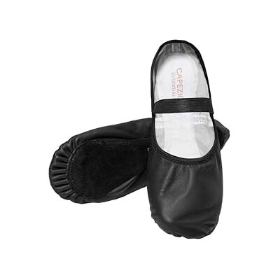 Capezio Damen Luna Ballettschuhe V100W Ballerinas, Schwarz, 38.5 EU Capezio Damen Luna Ballettschuhe V100W Ballerinas, Schwarz, 38.5 EU