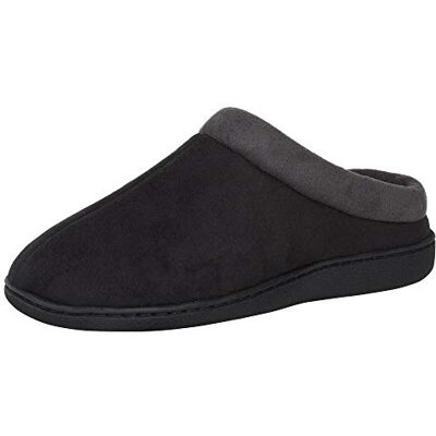 Hanes Herren Gedächtnis-Schaum-innen-im Freien Microsuede Verstopfen Pantoffelschuh mit Frischem Iq Hausschuh, schwarz, Small Hanes Herren Gedächtnis-Schaum-innen-im Freien Microsuede Verstopfen Pantoffelschuh mit Frischem Iq Hausschuh, schwarz, Small