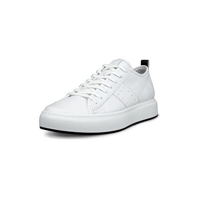 Ecco Street Ace Herren-Sneaker, Weiss/opulenter Garten, 9-9.5 Ecco Street Ace Herren-Sneaker, Weiss/opulenter Garten, 9-9.5