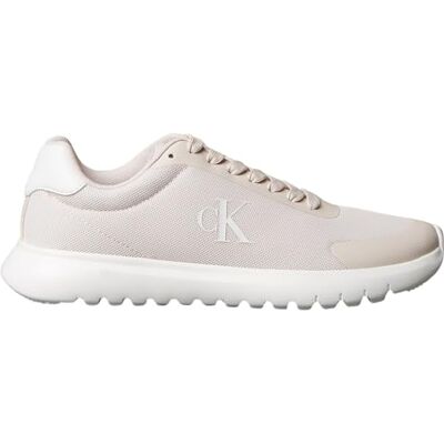 Calvin Damen Runner Sneaker Eva Mesh Sportlich, Grau (Crystal Gray/Lily White), 40 Calvin Damen Runner Sneaker Eva Mesh Sportlich, Grau (Crystal Gray/Lily White), 40