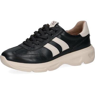 CAPRICE Damen Sneaker aus Leder, Blau (Ocean Comb), 36 CAPRICE Damen Sneaker aus Leder, Blau (Ocean Comb), 36