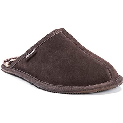 MUK LUKS Herren Dave Slipper Hausschuh, Schokoladenbraun, XX-Large MUK LUKS Herren Dave Slipper Hausschuh, Schokoladenbraun, XX-Large
