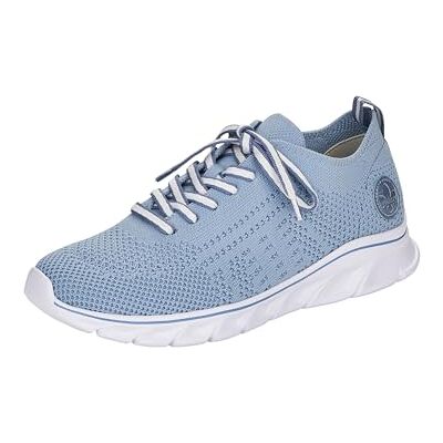 Rieker Damen Low-Top Sneaker 54020, Frauen Halbschuhe,lose Einlage,Sportschuhe,Freizeitschuhe,Turnschuhe,Laufschuhe,Freizeit,blau (12),37 EU / 4 UK Rieker Damen Low-Top Sneaker 54020, Frauen Halbschuhe,lose Einlage,Sportschuhe,Freizeitschuhe,Turnschuhe,Laufschuhe,Freizeit,blau (12),37 EU / 4 UK