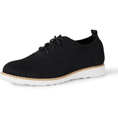 Amazon Damen Elegante Strick-Oxford-Sneaker, Schwarz, 35.5 EU Amazon Damen Elegante Strick-Oxford-Sneaker, Schwarz, 35.5 EU
