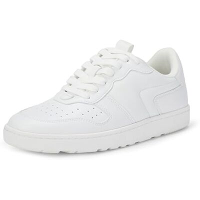 Amazon Damen Niedrige Sneaker, Tennisschuh, Retro, Weiß, 36 EU Amazon Damen Niedrige Sneaker, Tennisschuh, Retro, Weiß, 36 EU