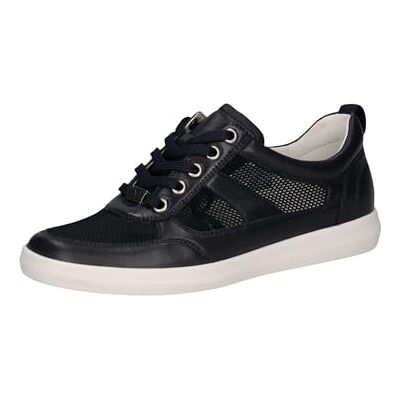CAPRICE Damen Sneaker flach mit Schnürsenkeln Low Top, Blau (Ocean Comb), 38.5 EU CAPRICE Damen Sneaker flach mit Schnürsenkeln Low Top, Blau (Ocean Comb), 38.5 EU