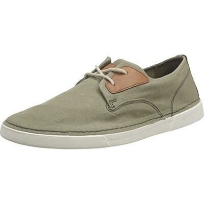 Clarks Herren Gereld Tie Sneaker, Olive Textile, 46 EU Clarks Herren Gereld Tie Sneaker, Olive Textile, 46 EU