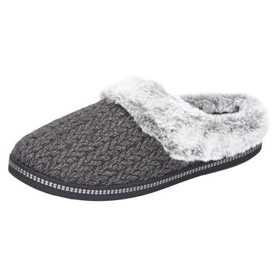 Skechers Cozy Campfire Home Essential Damen-Hausschuh, Schwarz, 37 EU Skechers Cozy Campfire Home Essential Damen-Hausschuh, Schwarz, 37 EU