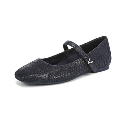 Vionic Frauen-Alameda Mary Jane Flat Navy Blazer Snake mit Prägung Verstellbarer Haken- und Schlauferiemen VIO Motion Fußgewölbestütze Gepolsterte Alltagsplatte UK 7 Vionic Frauen-Alameda Mary Jane Flat Navy Blazer Snake mit Prägung Verstellbarer Haken- und Schlauferiemen VIO Motion Fußgewölbestütze Gepolsterte Alltagsplatte UK 7