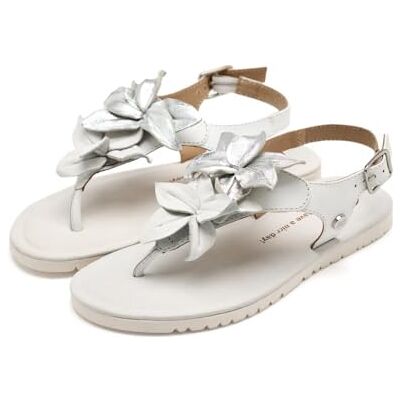 GIOSEPPO Linneus, flache Sandalen für Damen, weiß, 34 EU GIOSEPPO Linneus, flache Sandalen für Damen, weiß, 34 EU