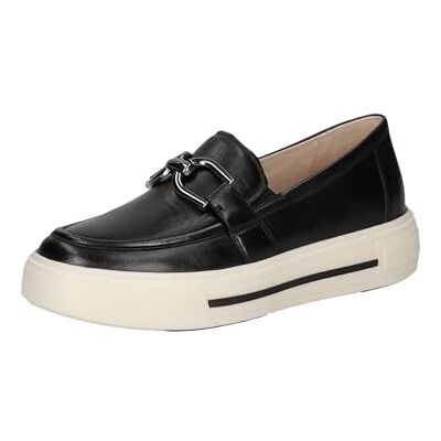 CAPRICE Damen Slipper aus Leder Bequem, Schwarz (Black Nappa), 38.5 EU CAPRICE Damen Slipper aus Leder Bequem, Schwarz (Black Nappa), 38.5 EU