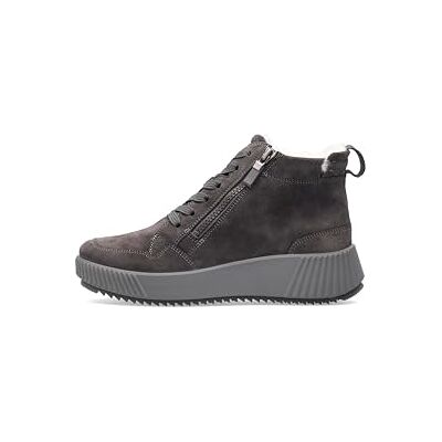 ARA Damen Schnürer Sneaker, Steel, 38.5 EU Weit ARA Damen Schnürer Sneaker, Steel, 38.5 EU Weit